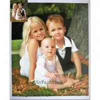 Custom portrait painting from photo